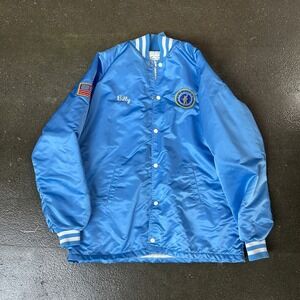 Vintage Steel Workers Varsity Button Up Jacket